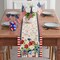 Patriotic America 4th of July Memorial Day Independence Day Table Runner Decoration for Home Kitchen Holiday Party